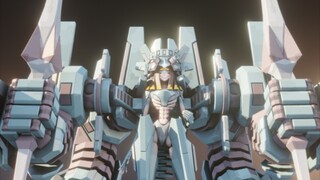 Mecha made with blender/assembly animation