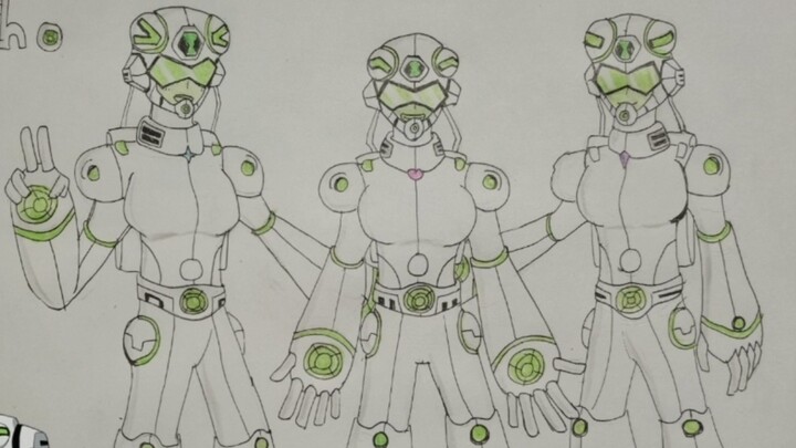 The fourth part is here~ Make the aliens in Ben10 into battle suits! Plan Armorize NO.31~40