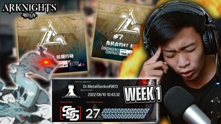 Pertama Kali Bisa Max Risk 27 Di CC#7 Week 1 ~ Arknights