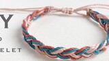DIY twist-style three-strand braided bracelet, make your own special bracelet!
