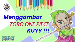 Menggambar Zoro versi Chibi style