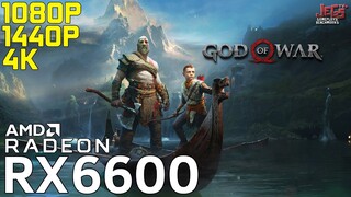 God of War | RX 6600 | 1080p, 1440p, 4k benchmarks!