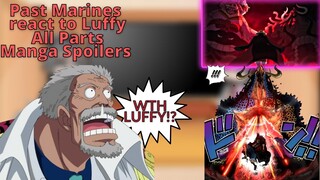 Past Marines react to Luffy||One Piece React||Gacha One Piece React