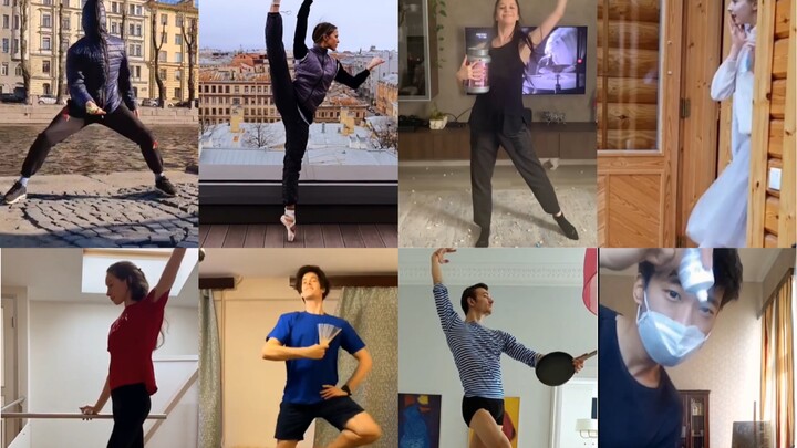 【บัลเล่ต์】Happy Home Relay: นักเต้น Mariinsky 57 คน เด็ก 7 คน แมว 1 ตัว และสุนัข 1 ตัว