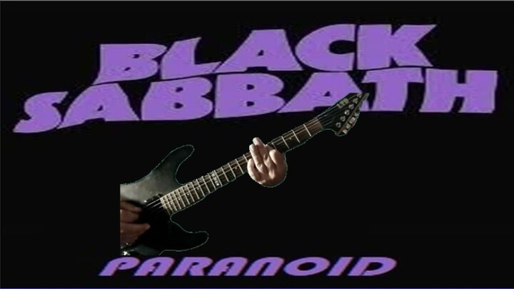 BLACK SABBATH  - PARANOID guitar cover lesson by SAKIS KOTSIALIS