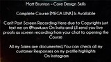 Matt Brunton Course Core Design Skills download