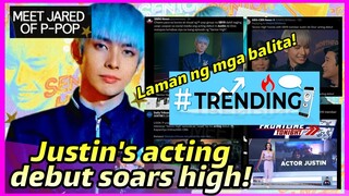 SB19 Justin takes showbiz by storm, with acting debut trending at #1!