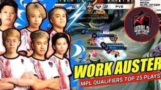 Work Auster Force Top 25 Plays MPL S7 QUALIFIERS (First Team secured MPL SLOT)