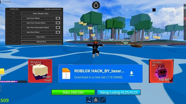 Hack blox fruit v18 client giọt nước v6 [rain fruit new] [FIXLAG] esp,auto farm,raid,chets hop