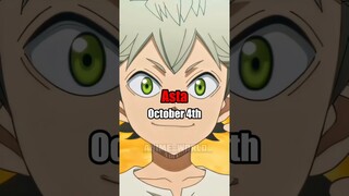 Anime character who have same birthday as you part 6
