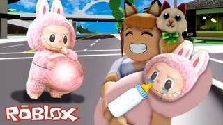 เลี้่ยงลูก...ลาบูบู้...😍ROBLOX LABUBU BABY