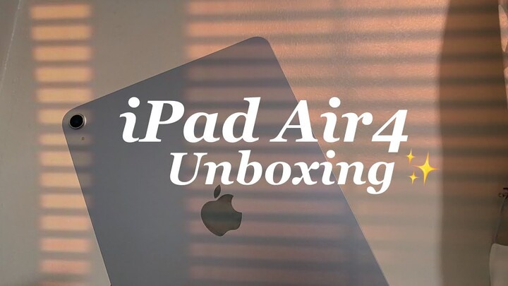 iPad Air 4 Unboxing  apple pencil2 - ไอแพดแอร์ 4