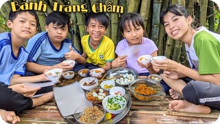 Bánh Tráng Chấm Sốt Tắc - Món Ăn Vặt.