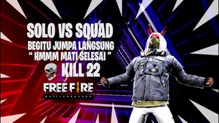 SOLO VS SQUAD PAKAI JURUS JONGKOK EAK EAK BISA KILL 22!!