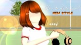 Tutorial shading rambut! Sakura School Simulator