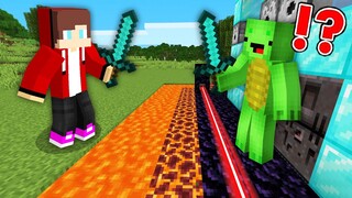 JJ vs Mikey's Security House Battle in Minecraft! (Maizen Mazien Mizen)