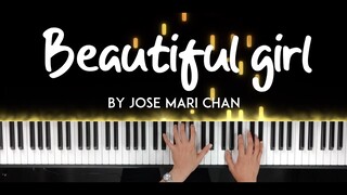 Beautiful Girl by Jose Mari Chan piano cover +sheet music