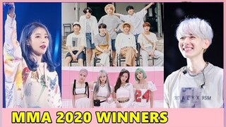 MELON MUSIC AWARDS 2020 WINNERS