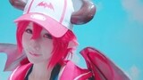 [Xiao Nabi] Swimsuit grapefruit ~ cute and sexy succubus cosplay | Kang Gong riding crown sword in F