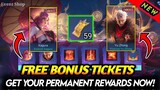 FREE DRAW TODAY! CLAIM 59 FREE TICKETS (GET EXORCIST SKIN/RECALL) | THE EXORCIST EVENT - MLBB