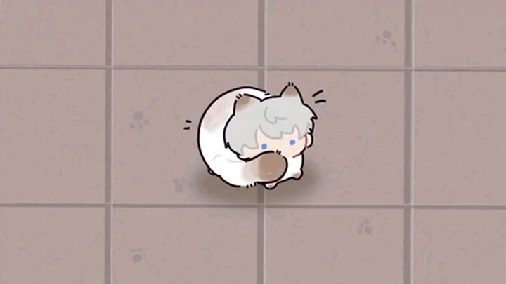 Bunny spins for one minute