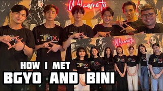 MEETING BGYO AND BINI FOR THE FIRST TIME IN PERSON!