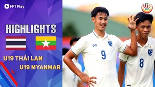 HIGHLIGHTS: U19 THÁI LAN - U19 MYANMAR | THẮNG LỢI KỊCH TÍNH | U19 QUỐC TẾ THANH NIÊN 2022