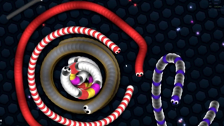 small vs bigg slither io #3#game