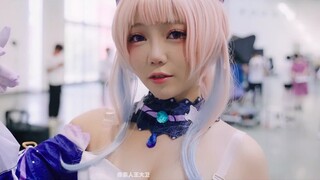 [TOPcoser] 14 Genshin Impact Cos pameran komik adik perempuan super lucu karena Genshin Impact heart sea! Dalam kondisi yang baik! 4k peningkatan besar! Senyum adik perempuan itu sangat menyembuhkan!