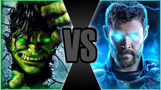 Hulk vs Thor ​|| Comic Comparison || The Incredible Hulk vs God of Thunder || Who Will Win?