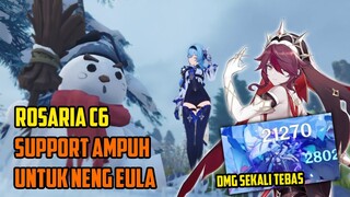 Rosaria C6 + Eula - Cara Ampuh Naikin Damage Eula | Genshin Impact Indonesia