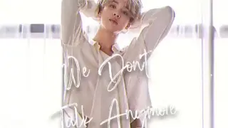 Park Jimin's part in We Don't Talk Anymore cover