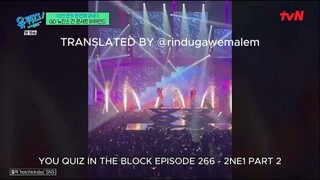 YOU QUIZ IN THE BLOCK EPISODE 266 - 2NE1 PART 2