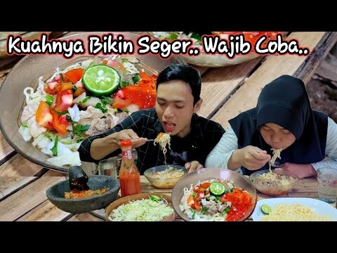 Hujan Deres.. Makan Yang Pedes Pedes.. Masak Mie KOCOK Rumahan, Enak Gurih Dan Bikin Ketagihan