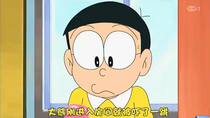 大熊吃下三态丸，把胖虎收拾的没了脾气 #动漫 #哆啦A梦 #搞笑