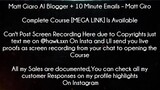 Matt Giaro AI Blogger + 10 Minute Emails Course Matt Giro download