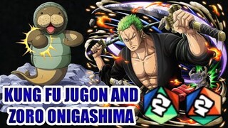 KUNG FU JUGON AND EXTREME ZORO ONIGASHIMA GAMEPLAY | ONE PIECE BOUNTY RUSH | OPBR