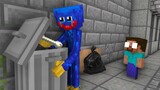 Monster School : HUGGY WUGGY WAS HOMELESS - Minecraft Animation