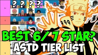 Best 6 / 7 Star in ASTD? All Star Tower Defense Tier List! (Naruto 7 Star Update)