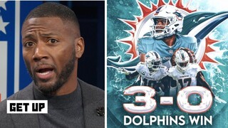 GET UP | Ryan Clark on Dolphins halt Josh Allen, survive 'butt punt' to 21-19 win over Bills