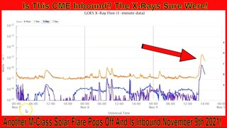 Another M-Class Solar Flare Pops Off The Sun Earthbound November 9th 2021!