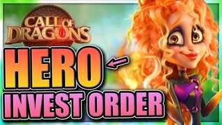 Starting Hero Pairs & Investments [F2P & Spenders] Call of Dragons