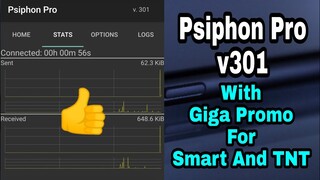 Psiphon Pro v301 - With Giga Promo For Smart And TNT || Working 100%