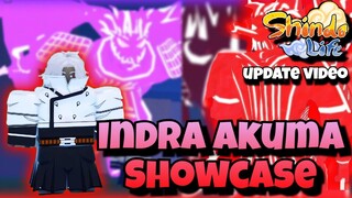 Indra Akuma Showcase and New Mentor SHINDO LIFE UPDATE