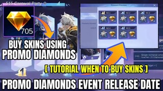 [ Tutorial ] Promo Diamonds 2022 Release Date | How to buy skins for 1 diamond only | MLBB