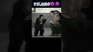 Yujiro tests a punching bag👀🤣|Baki Hanma| #anime #animemoments #baki