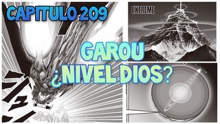 ¿Garou amenaza nivel DIOS? | Reacción al manga | One punch man 164/209