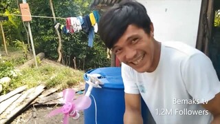 electric fan prank hahaha #bemaks #funny