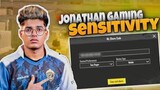 JONATHAN GAMING SENSITIVITY REVEALED BGMI / PUBG MOBILE