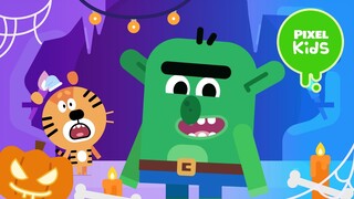 Troll Under My Bed | Halloween Nursery Rhymes for Kids | Pixel Kids